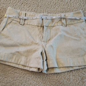 COPY - Alice + Olivia sz 8 shimmy brown shorts EUC